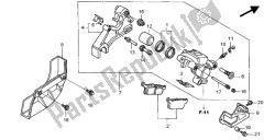 REAR BRAKE CALIPER