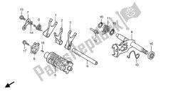 tambour de changement et fourchette de changement