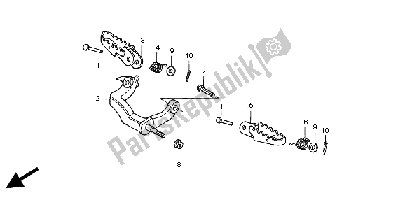 Tutte le parti per il Passo del Honda XR 600R 1995