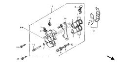 FRONT BRAKE CALIPER