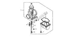 kit de pièces optionnelles carburateur