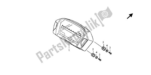 Wszystkie części do Metr (kmh) Honda NC 700 XD 2013