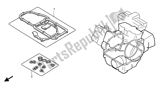 Tutte le parti per il Kit Di Guarnizioni Eop-2 B del Honda VFR 800 2003