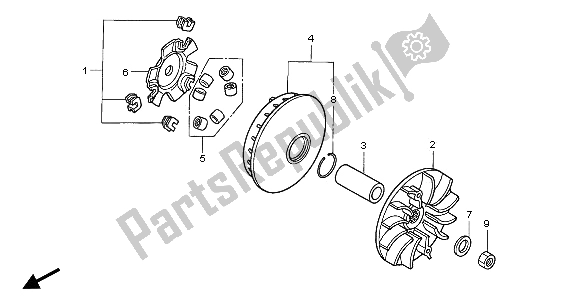 Tutte le parti per il Faccia Di Guida del Honda SH 125 2006