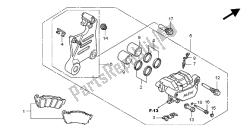 REAR BRAKE CALIPER