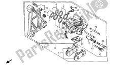 REAR BRAKE CALIPER