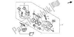 REAR BRAKE CALIPER