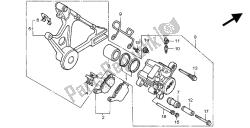 REAR BRAKE CALIPER