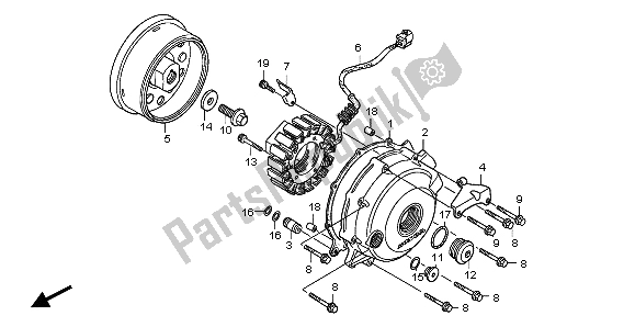 Wszystkie części do Generator Honda XL 1000 VA 2007