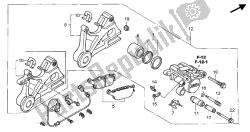 REAR BRAKE CALIPER