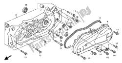 SWINGARM & LEFT CRANKCASE COVER