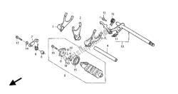 tambour de changement de vitesse