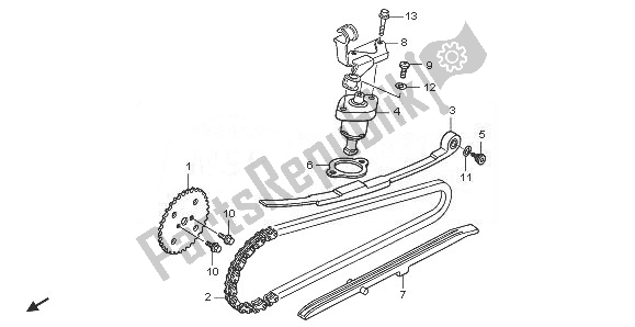 Todas las partes para Cadena De Levas Y Tensor de Honda PES 150 2008