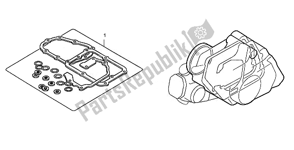 Wszystkie części do Zestaw Uszczelek Eop-2 B Honda CRF 70F 2010
