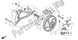 REAR WHEEL & SWINGARM