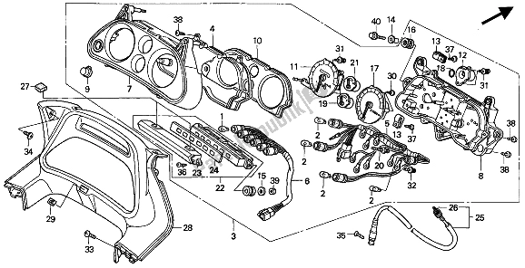 Todas las partes para Metro (mph) de Honda CBR 1000F 1994