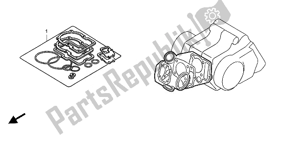 Alle onderdelen voor de Eop-1 Pakkingset A van de Honda CRF 50F 2010
