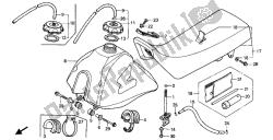 réservoir de carburant et siège