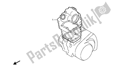 All parts for the Eop-1 Gasket Kit A of the Honda NX 650 1992
