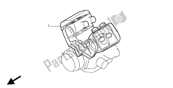 All parts for the Eop-1 Gasket Kit A of the Honda ST 1100 1997