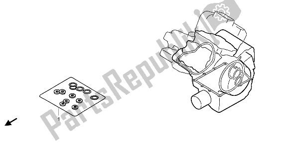 Wszystkie części do Zestaw Uszczelek Eop-2 B Honda VTX 1800C1 2006