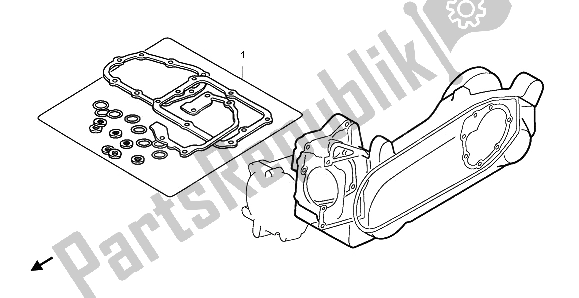 Tutte le parti per il Kit Di Guarnizioni Eop-2 B del Honda NHX 110 WH 2012