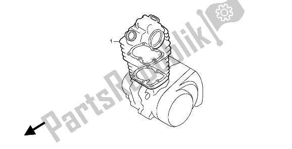 All parts for the Eop-1 Gasket Kit A of the Honda XL 600V Transalp 1997