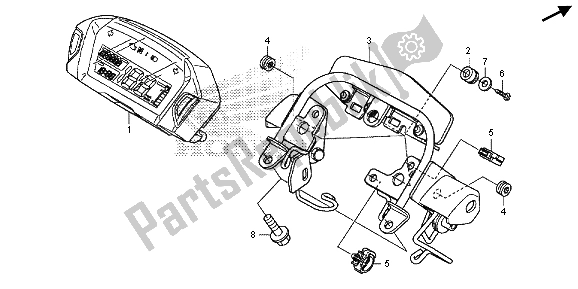 Todas las partes para Metro de Honda CRF 250M 2015