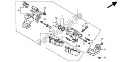 REAR BRAKE CALIPER