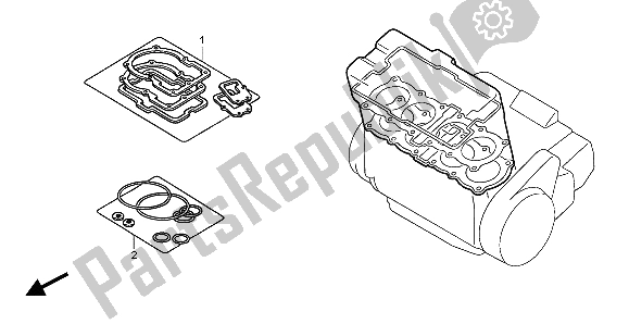 Todas las partes para Kit De Juntas Eop-1 A de Honda CB 1300 SA 2007