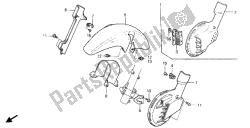 parafango anteriore e coperchio del disco anteriore