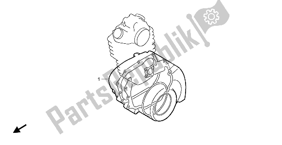 All parts for the Eop-2 Gasket Kit B of the Honda NX 650 1999