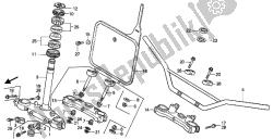 gestire il tubo e il ponte superiore e l'attacco manubrio