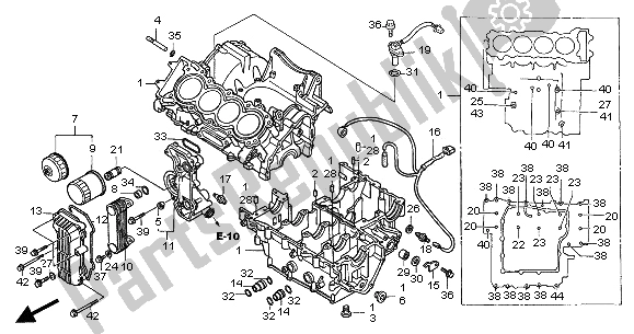 Wszystkie części do Korbowód Honda CB 600F2 Hornet 2002