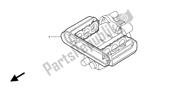 All parts for the Eop-2 Gasket Kit A of the Honda GL 1500C 1998