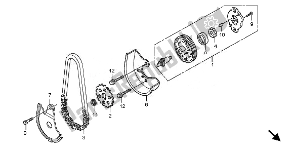 Toutes les pièces pour le La Pompe à Huile du Honda SH 150R 2010