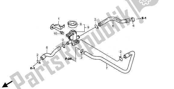 Todas las partes para Válvula De Control De Inyección De Aire de Honda VT 750C2S 2011