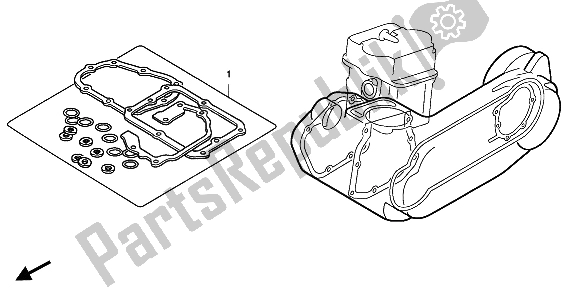 Alle onderdelen voor de Eop-2 Gaket Kit B van de Honda CN 250 1 1994