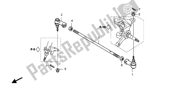 Todas las partes para Tirante de Honda TRX 400 EX 2007