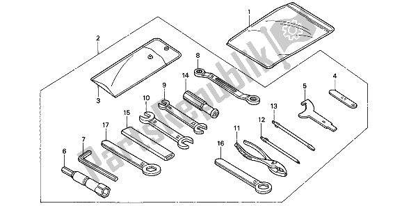 Todas las partes para Herramientas de Honda CBR 900 RR 1993