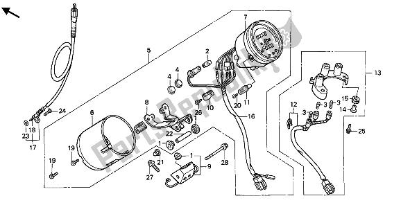 Todas las partes para Metro de Honda VT 600C 1989