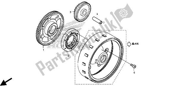 Todas las partes para Embrague De Arranque de Honda CB 500F 2013