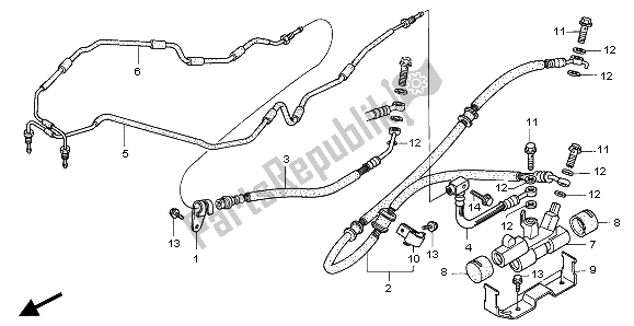 Todas las partes para Válvula De Control Proporcional de Honda CBR 1000F 1995