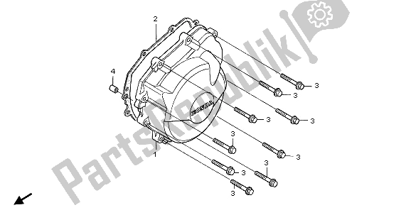 Alle onderdelen voor de Generator Deksel van de Honda CBR 600F 2007