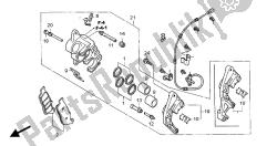 FRONT BRAKE CALIPER (R.)