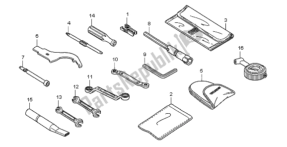 Todas las partes para Herramientas de Honda CB 1000R 2009