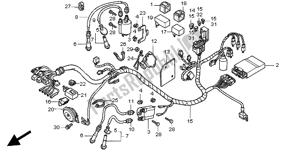 Todas las partes para Arnés De Cables de Honda VT 750C2 1997