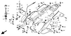 FRONT FENDER & REVERSE LEVER