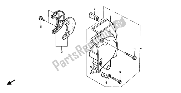 Tutte le parti per il Coperchio Del Carter del Honda CA 125 1997