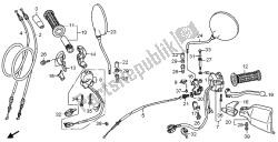 Manejar palanca e interruptor y cable